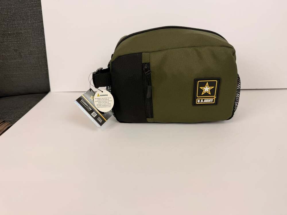 U.S. Army Official Licensed Product Green Toiletry Travel Bag